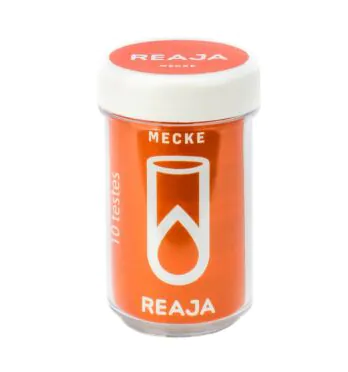 Kit de Teste Reagente Colorimétrico de Mecke de frente