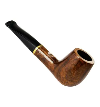 Cachimbo Elite Dourado Reto de frente