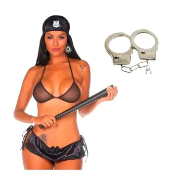 Kit Fantasia Policial Sexy