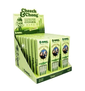Caixa de Cone G-Rollz Bio Green Hemp King Size C/3