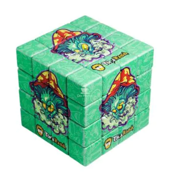 Dichavador Cubo Mágico Tokahauú-Verde fechado