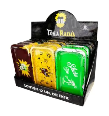 Caixa de Bandeja Tokahauú Metal C/ Case de frente