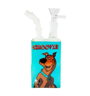 Bong de Vidro Abduzido Gold Juice Box 01 Scooby de frente