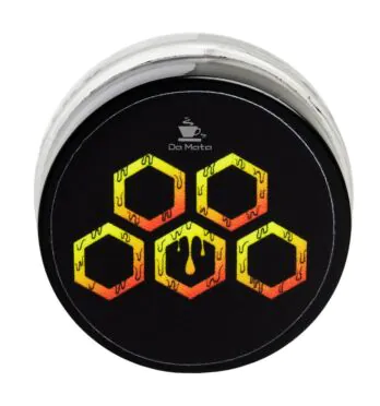 Pote de Vidro Cultura Dab 7ml Hexágono - Fosco Frente
