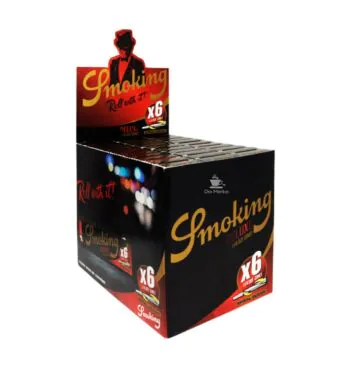 Caixa de Cones Smoking Deluxe Mini Size x6