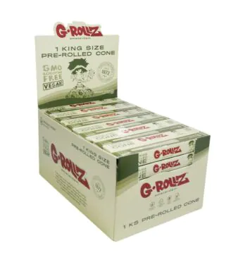 Caixa de Cone G-Rollz King Size Organic Hemp