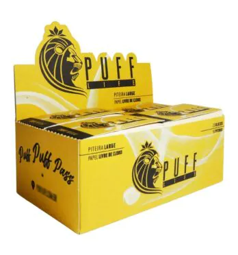 Caixa de Piteira Puff Life Large de lado