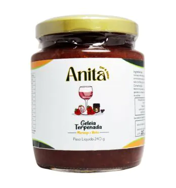Geleia Terpenada Anita Morango e Vinho 240g