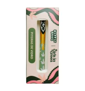Piteira Hippie Bong Girls in Green Haila Martins 6mm