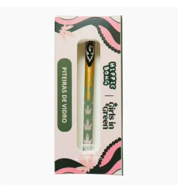 Piteira Hippie Bong Girls in Green Haila Martins 5mm