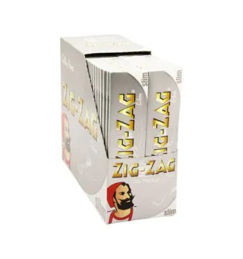 Caixa de Seda Zig-Zag Silver Slim