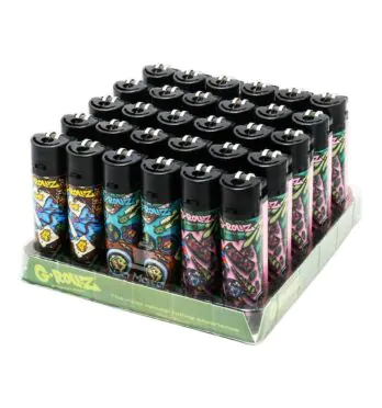 Caixa de Isqueiro G-Rollz Amsterdam Rosa e laranja