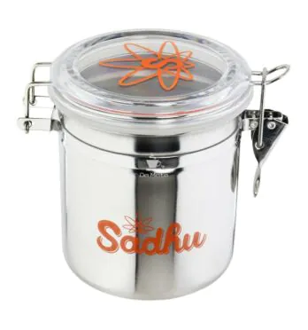 Pote Hermético Sadhu Aço Inoxidável 721ml de frente