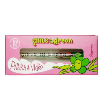 Piteira Alongada Colab Girls in Green e Hippie Bong 5mm