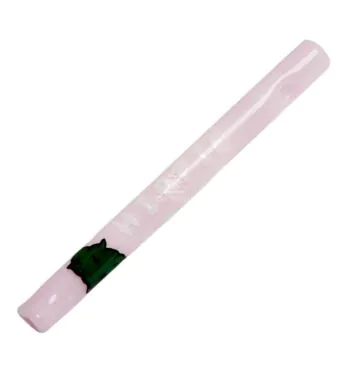 Piteira de Vidro Hippie Bong Pink 6mm 