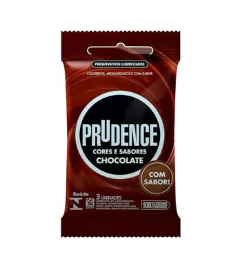 Preservativo Prudence Chocolate c/3 un.
