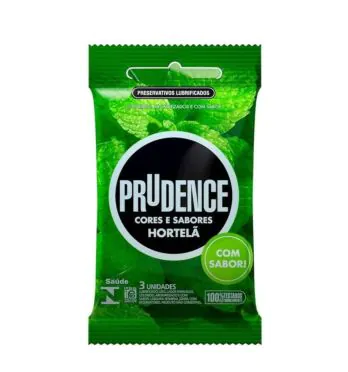 Preservativo Prudence Hortelã c/3 Un.