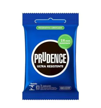 Preservativo Prudence Ultra Resistente Com 3 Unidades