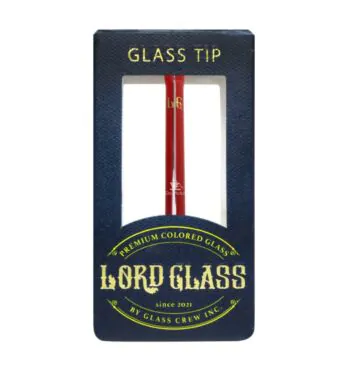  Piteira de Vidro Lord Glass Vac-Stack Emerald Red