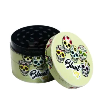Dichavador de Metal 4 Partes Mexican Skulls