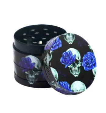 Dichavador de Metal 4 Partes Blue Roses