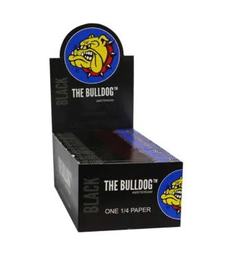 Caixa de Seda The Bulldog Black 1 1/4