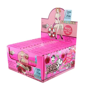 Caixa de Seda Bros Pink c/ Piteira e Pilão tabacaria da mata 