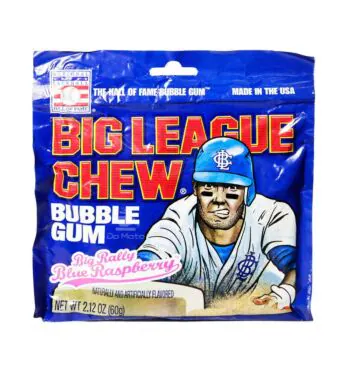 Chiclete Importado Big League Chew Blue Raspberry