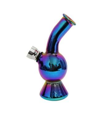 Mini Bong de Vidro Espelhado