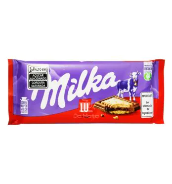 Chocolate com biscoito Importado Milka Lu 87g