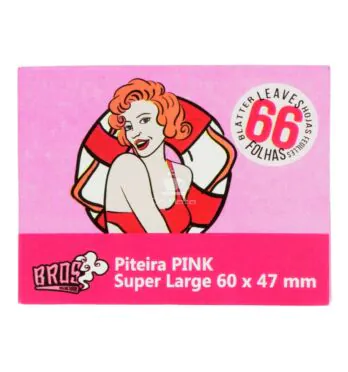 Piteira Bros Pink Old School de frente tabacaria da mata