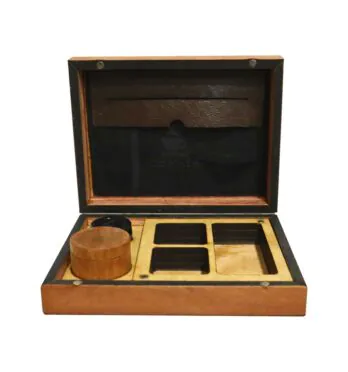 Rolling Box Wood Burning Mandala