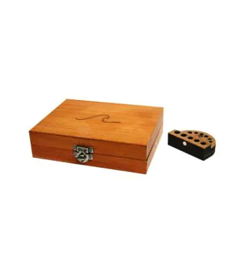 Mini Box Glass Wood Burning Wave