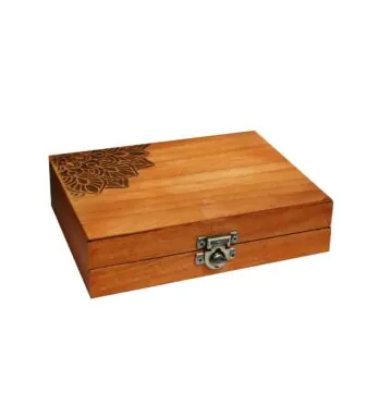 Mini Box Wood Burning Mandala