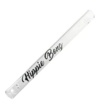 Piteira de Vidro Hippie Bong 5mm DE FRENTE
