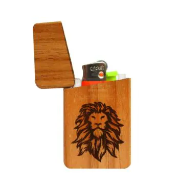 Case p/ Isqueiro Wood Burning Lion