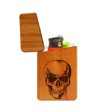 Case p/ Isqueiro Wood Burning Caveira