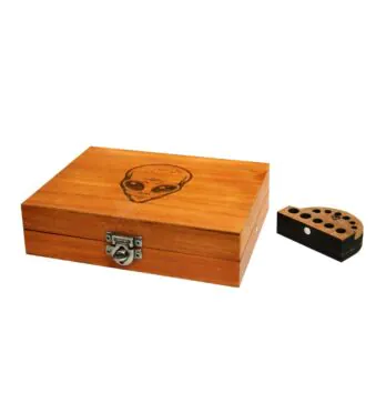 Box Glass Wood Burning ET