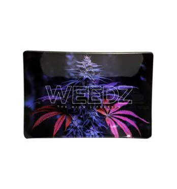 Bandeja Weedz de Vidro Temperado Purple 