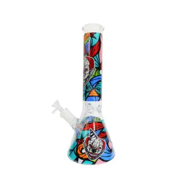 Bong de Vidro Médio Clown Birthday
