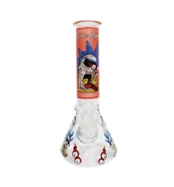 Bong de Vidro Rick and Morty Pequeno Trip