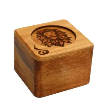 Case Wood Burning Lion