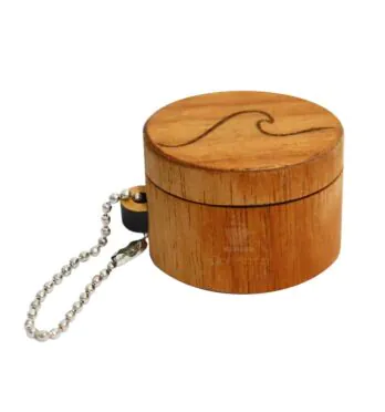 Dichavador Chaveiro Wood Burning Wave