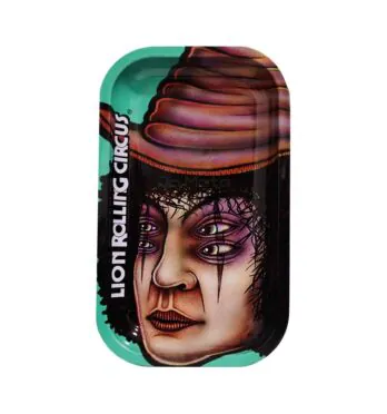 Bandeja De Metal Grande Lion Rolling Circus Ruby