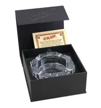 Cinzeiro de Cristal RAW na Caixa