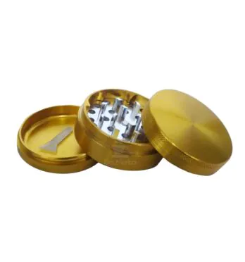 Dichavador de Metal Grande Dourado