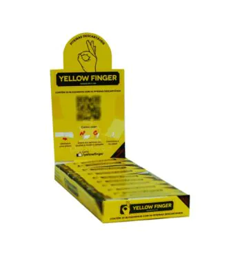 Caixa de Piteira Yellow Finger Original Slim