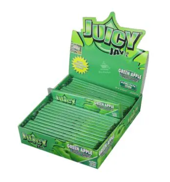 Caixa de Seda Juicy Jay's Green Apple King Size 