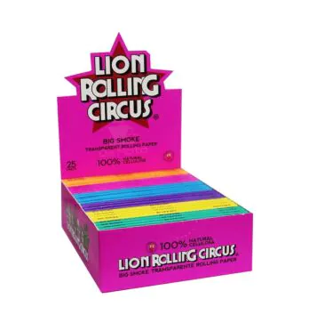 Caixa De Celulose Lion Rolling Circus Big Smoke