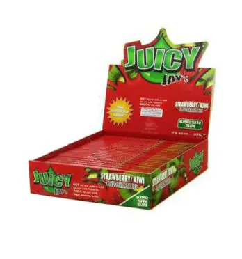 Caixa de seda Juicy Jay's Strawberry & Kiwi King Size 